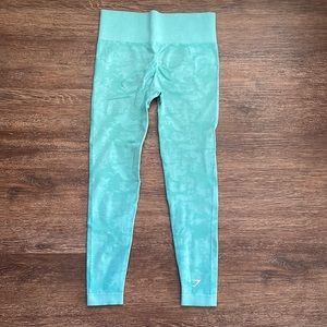 Gymshark adapt aqua seamless camo leggings. Size medium